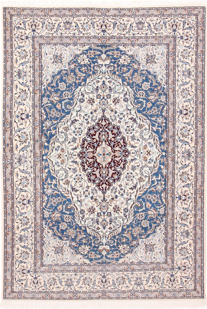 Tapis persan Naïn 6La 182x128 182x128, Tapis persan Noué à la main