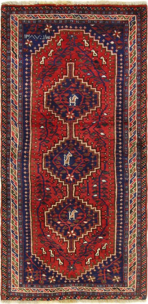  ペルシャ絨毯 Ghashghai 199x92 199x92,  ペルシャ絨毯 手織り