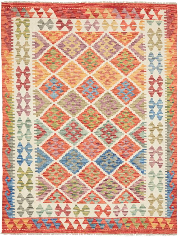 Afghanischer Teppich Kelim Afghan 6'8"x4'10" 6'8"x4'10", Perserteppich Handgewebt
