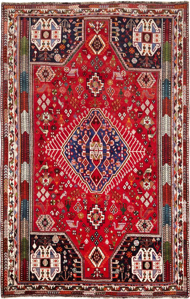 Persian Rug Shiraz 276x174 276x174, Persian Rug Knotted by hand