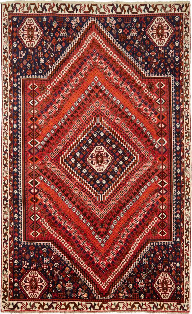 Perzisch tapijt Shiraz 286x173 286x173, Perzisch tapijt Handgeknoopte