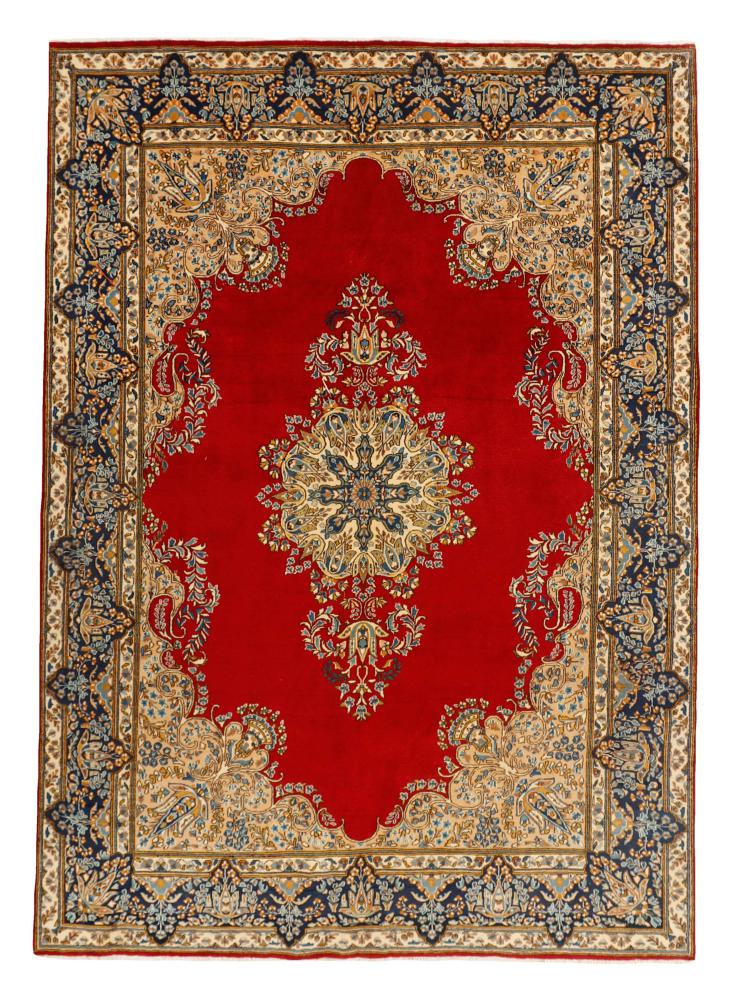 Tapis persan Kerman 306x224 306x224, Tapis persan Noué à la main