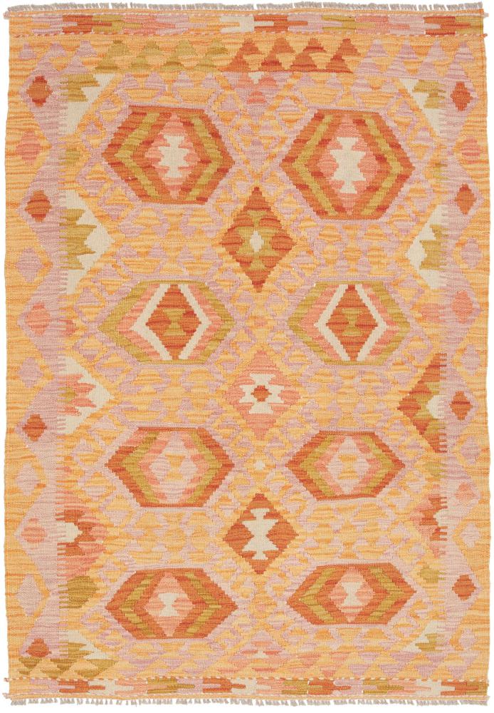 Αφγανικό χαλί Κιλίμ Afghan 144x103 144x103, Περσικό χαλί Οι κόμποι έγιναν με το χέρι