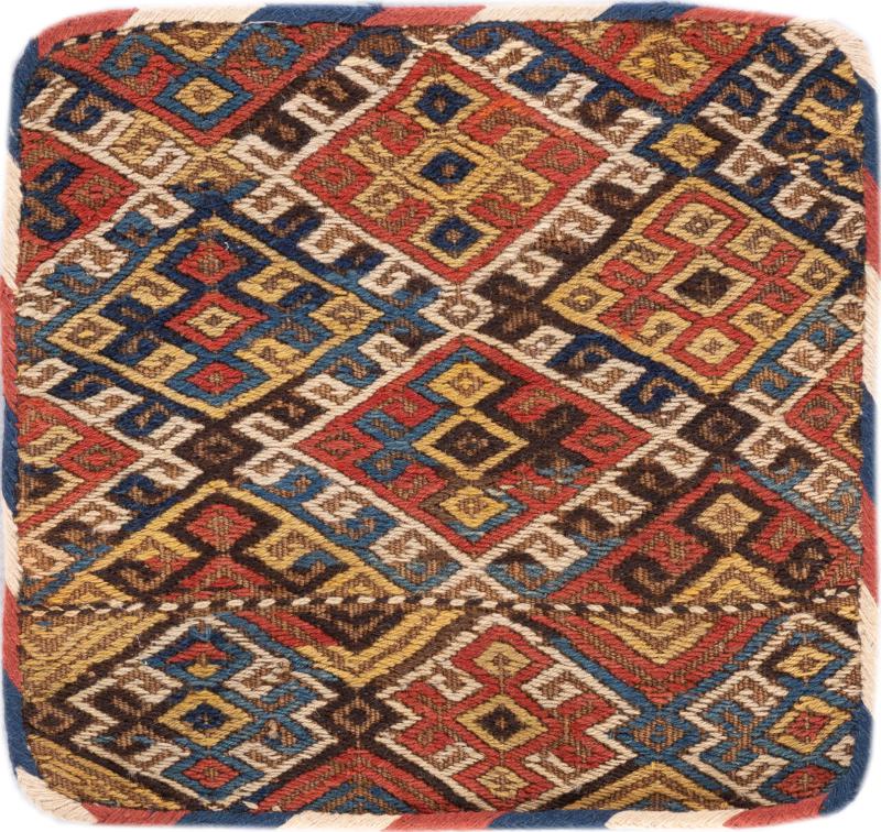 Περσικό χαλί Κιλίμ Fars Kissen 45x43 45x43, Περσικό χαλί Οι κόμποι έγιναν με το χέρι