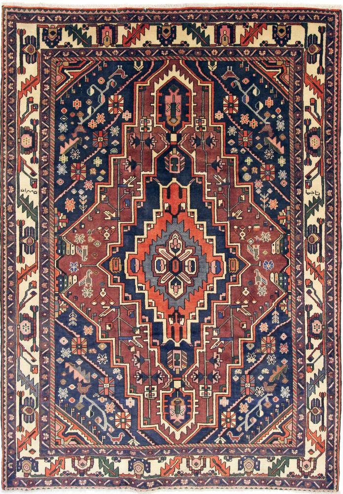 Persisk tæppe Bakhtiar 287x201 287x201, Persisk tæppe Knyttet i hånden