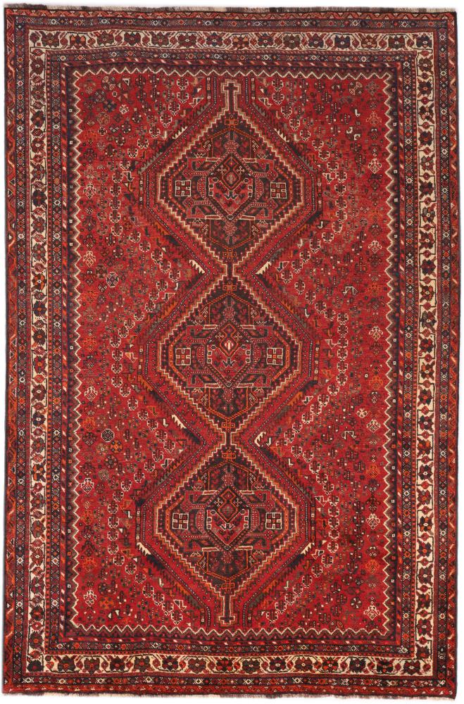 Tapete persa Shiraz 306x202 306x202, Tapete persa Atado à mão