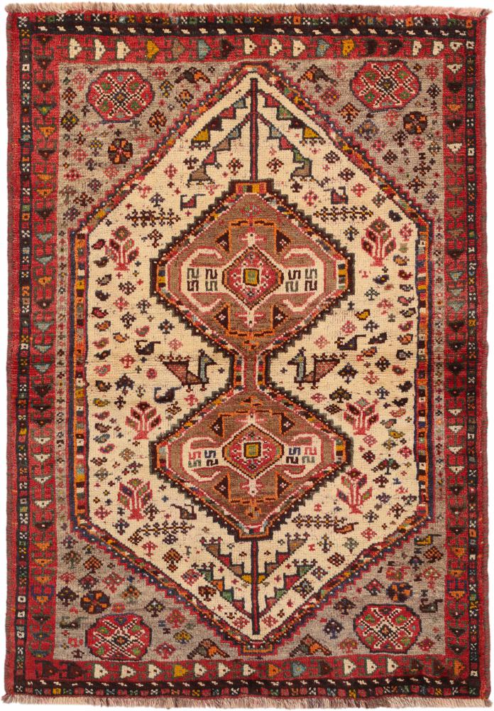 Persisk tæppe Shiraz 148x102 148x102, Persisk tæppe Knyttet i hånden