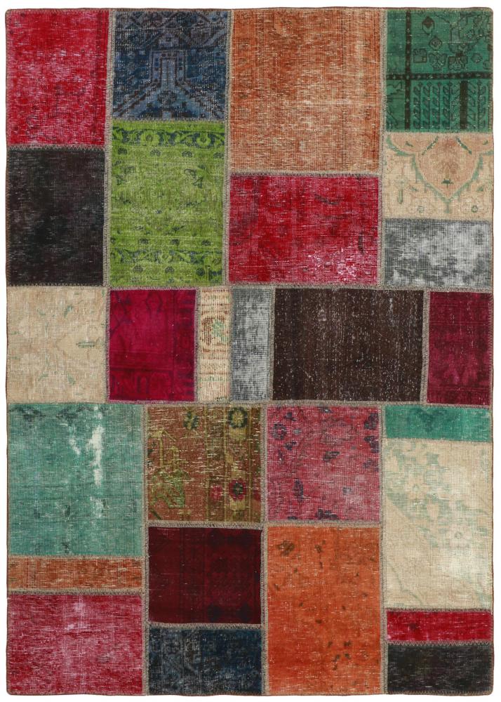 Perzsa szőnyeg Patchwork 199x141 199x141, Perzsa szőnyeg Kézzel csomózva