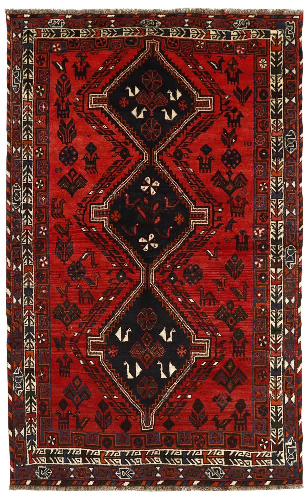 Tapis persan Shiraz 271x160 271x160, Tapis persan Noué à la main