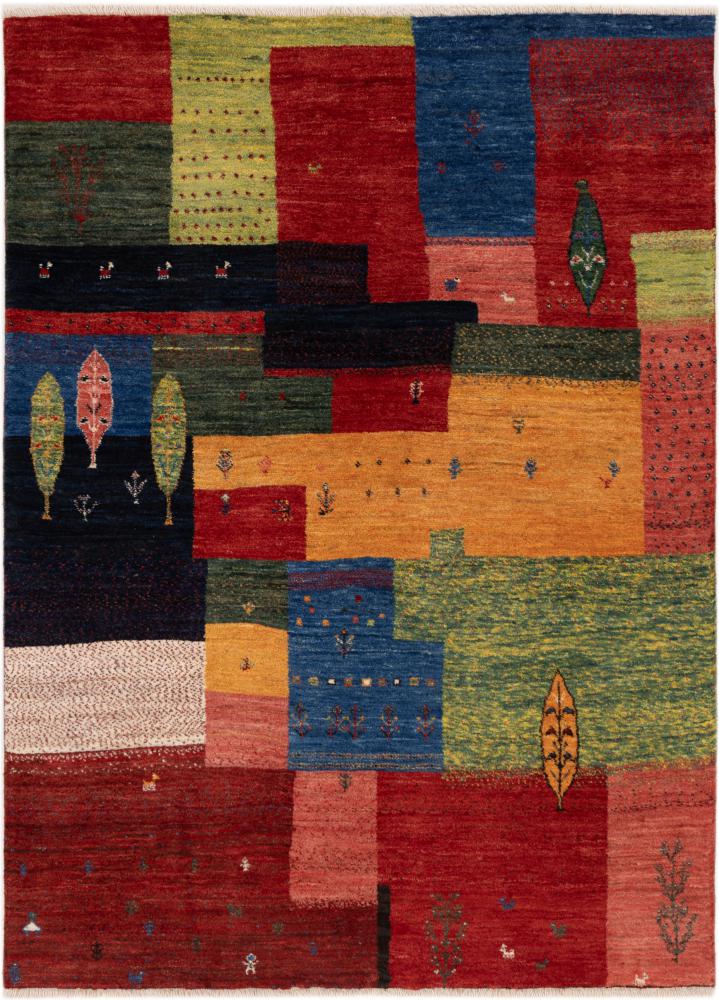 Persisk tæppe Persisk Gabbeh Kashkuli Banafsheh 189x139 189x139, Persisk tæppe Knyttet i hånden