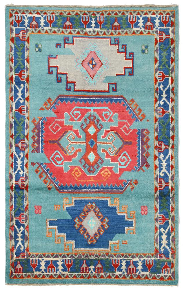 Afghansk tæppe Kazak Darya 193x124 193x124, Persisk tæppe Knyttet i hånden