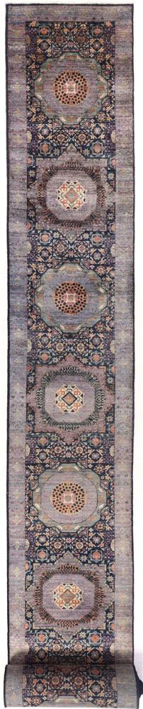 Pakistani rug Mamluk 32'0"x2'6" 32'0"x2'6", Persian Rug Knotted by hand