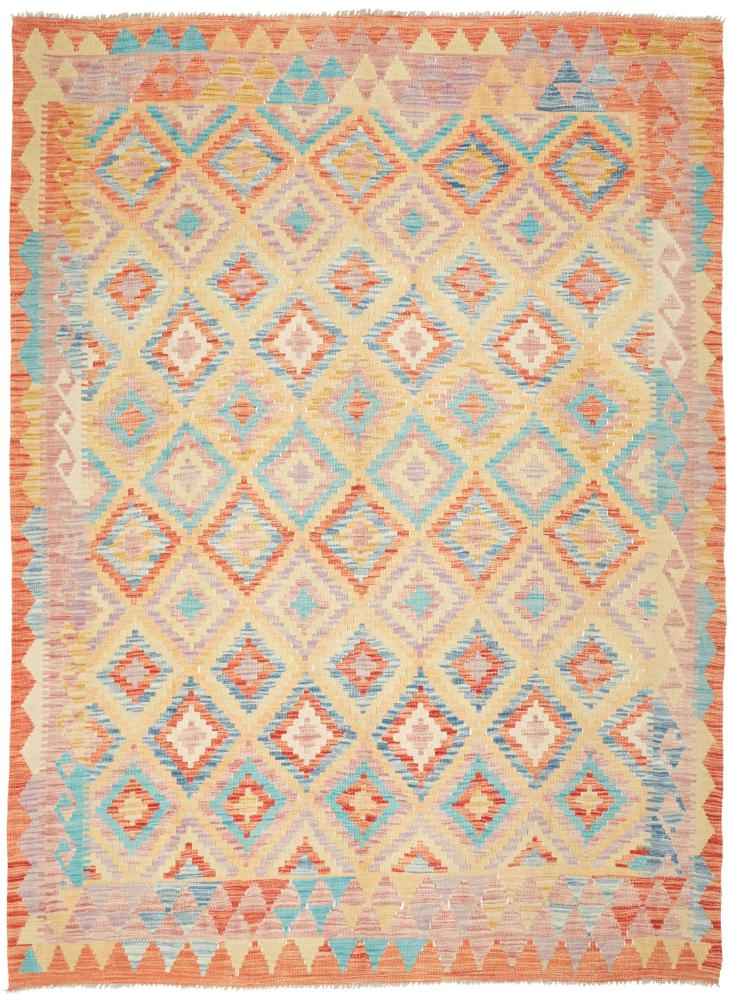 Tapis afghan Kilim Afghan 239x179 239x179, Tapis persan Tissé à la main