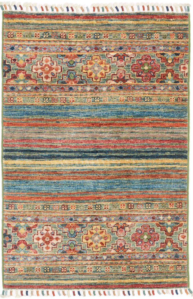 Πακιστανικό χαλί Arijana Shaal 91x61 91x61, Περσικό χαλί Χειροποίητο με κόμπους