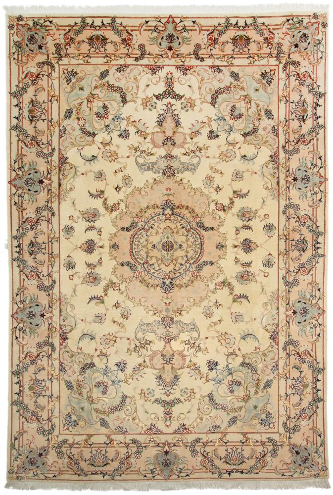 Tapete persa Tabriz 50Raj 301x206 301x206, Tapete persa Atado à mão