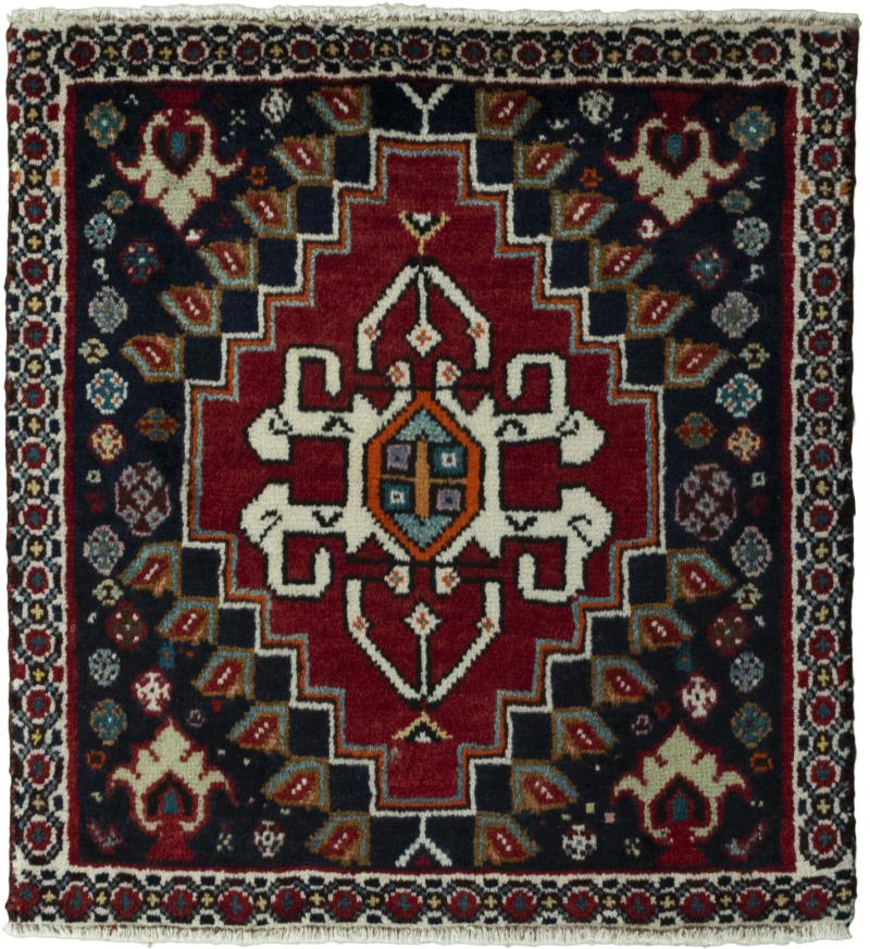 Perzisch tapijt Shiraz 64x60 64x60, Perzisch tapijt Handgeknoopte