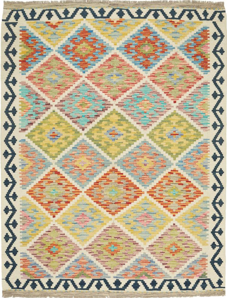 Tapete afegão Kilim Afegão 167x127 167x127, Tapete persa Tecido à mão