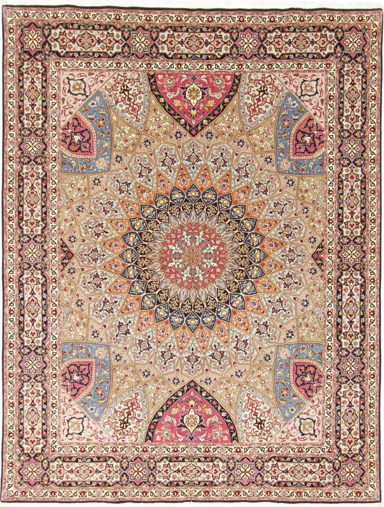 Perzsa szőnyeg Tabriz 50Raj 259x201 259x201, Perzsa szőnyeg Kézzel csomózva