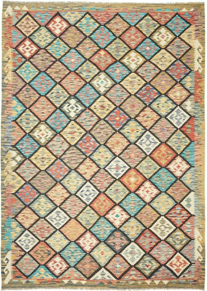 Tapete afegão Kilim Afegão 290x209 290x209, Tapete persa Tecido à mão