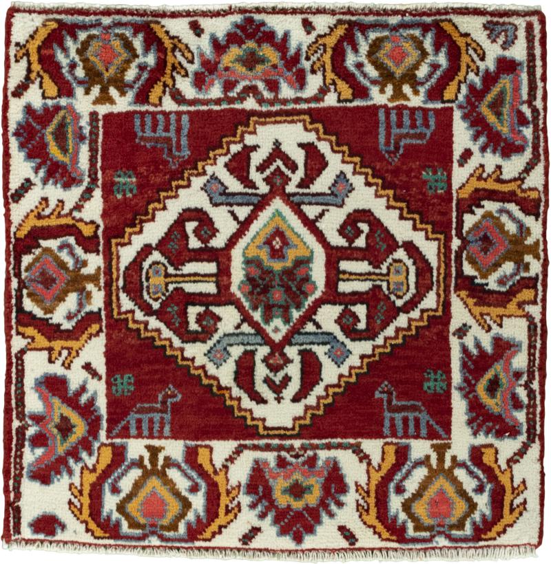 Tapis persan Shiraz 62x63 62x63, Tapis persan Noué à la main