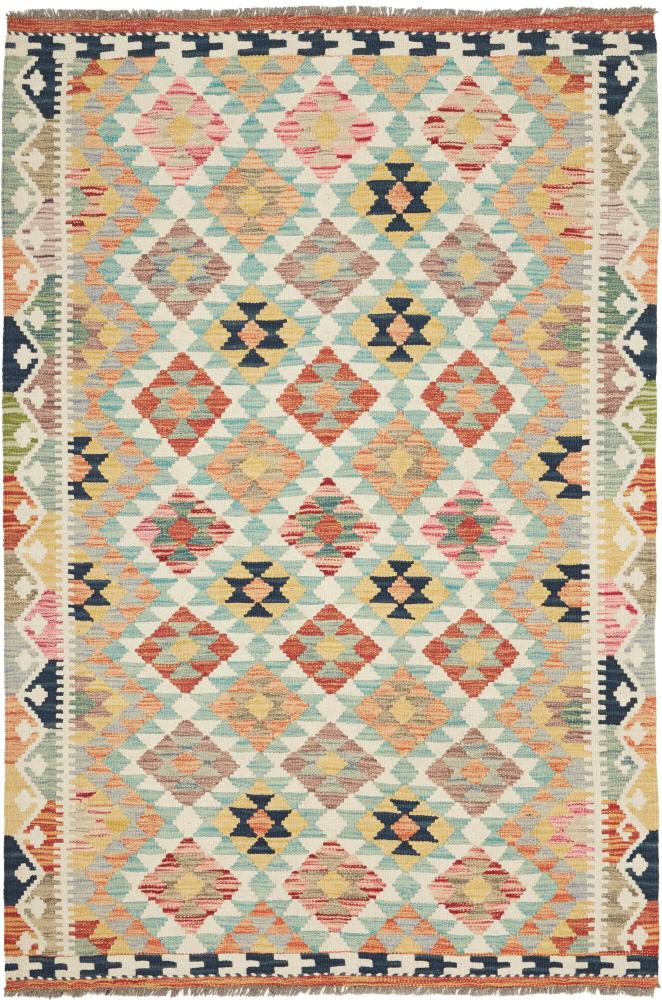 Tapete afegão Kilim Afegão 178x122 178x122, Tapete persa Tecido à mão