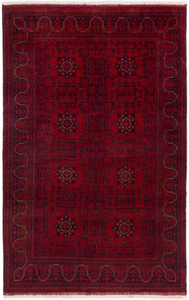 Afganistanilainen matto Khal Mohammadi 198x125 198x125, Persialainen matto Käsinsolmittu