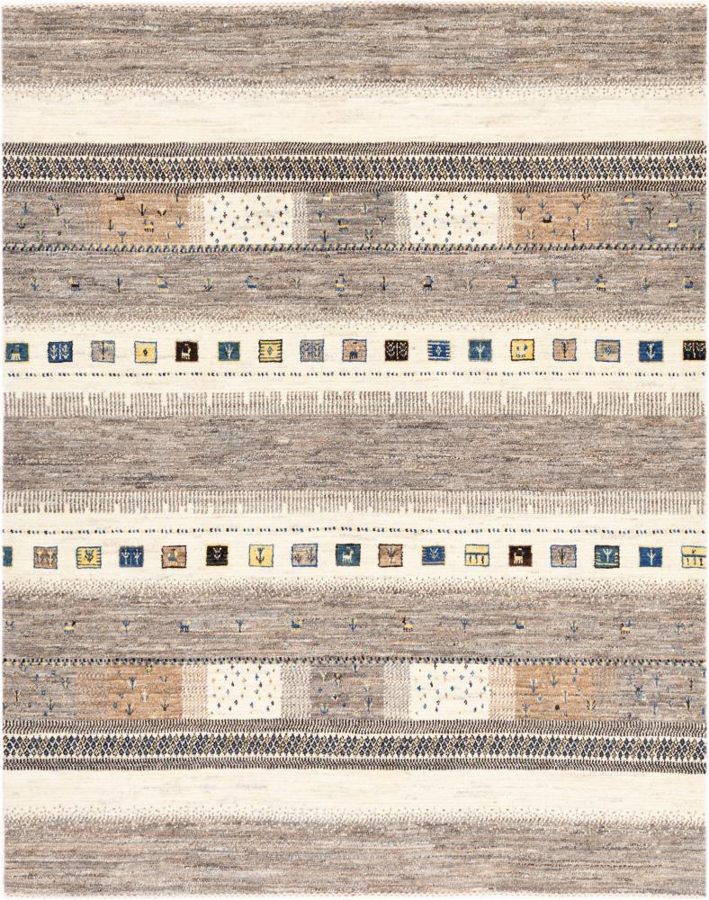 Tapis persan Perser Gabbeh Loribaft Natura 196x156 196x156, Tapis persan Noué à la main