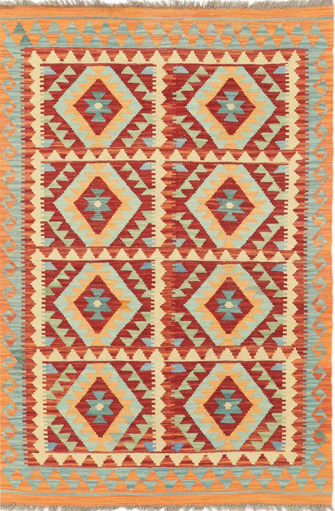 Tapete afegão Kilim Afegão 150x100 150x100, Tapete persa Tecido à mão