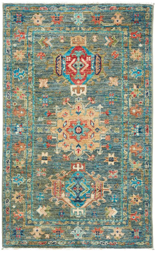 Pakistanischer Teppich Arijana Design 4'1"x2'6" 4'1"x2'6", Perserteppich Handgeknüpft