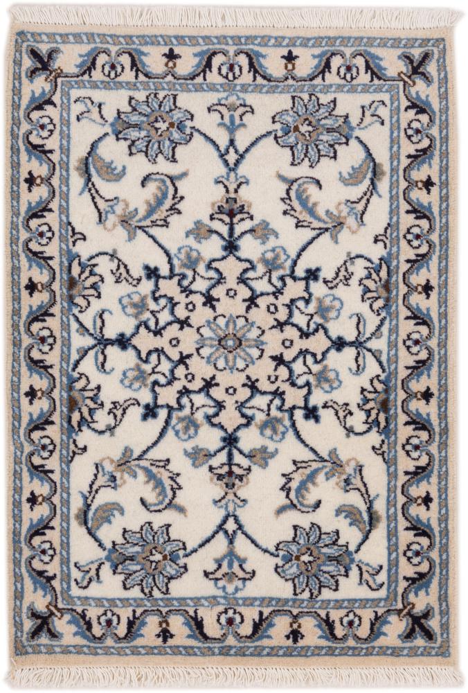 Tapis persan Naïn 2'8"x1'10" 2'8"x1'10", Tapis persan Noué à la main