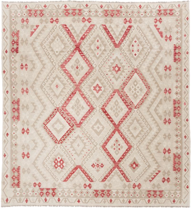 Tapete afegão Kilim Afegão Heritage 282x266 282x266, Tapete persa Tecido à mão