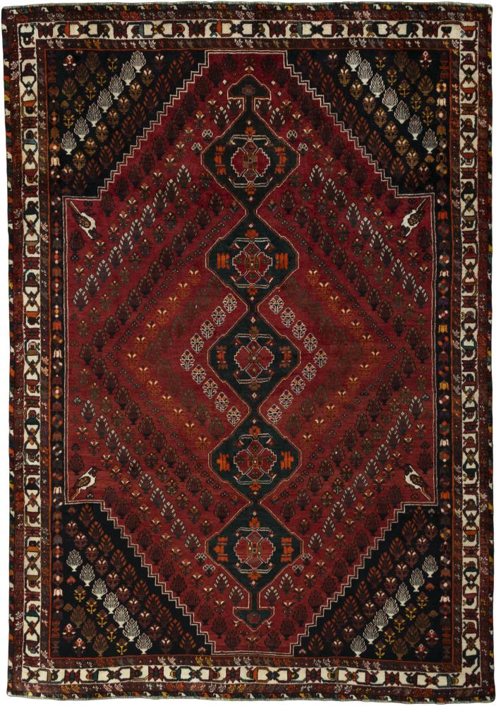 Tapis persan Shiraz 331x227 331x227, Tapis persan Noué à la main