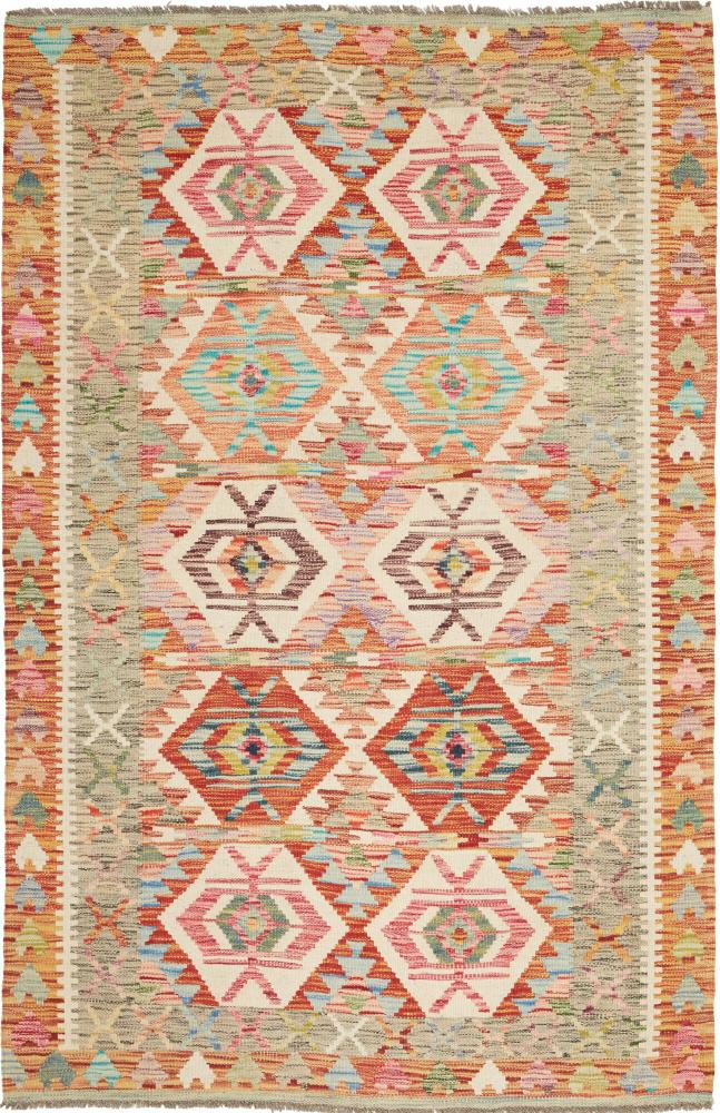 Tapete afegão Kilim Afegão 187x121 187x121, Tapete persa Tecido à mão