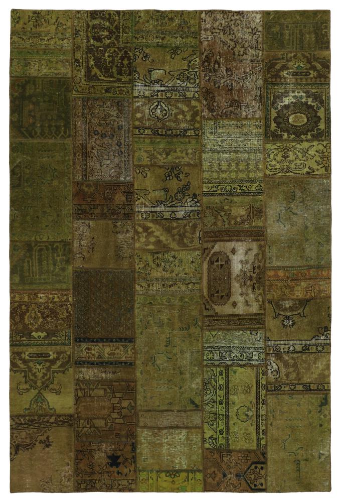 Tapete persa Patchwork 310x208 310x208, Tapete persa Atado à mão