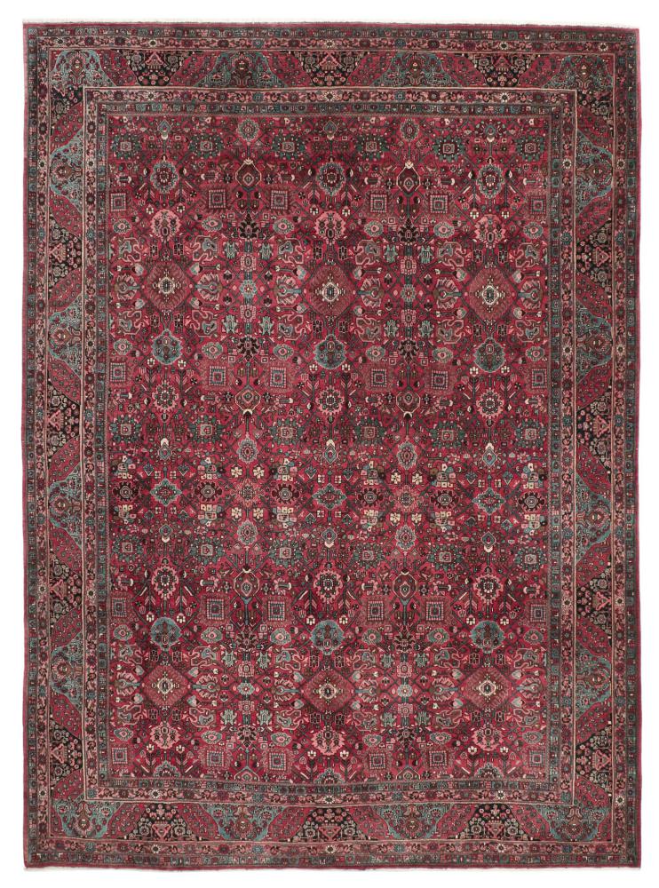 Περσικό χαλί Bidjar πολύτιμα λόγω παλαιότητας 389x287 389x287, Περσικό χαλί Οι κόμποι έγιναν με το χέρι