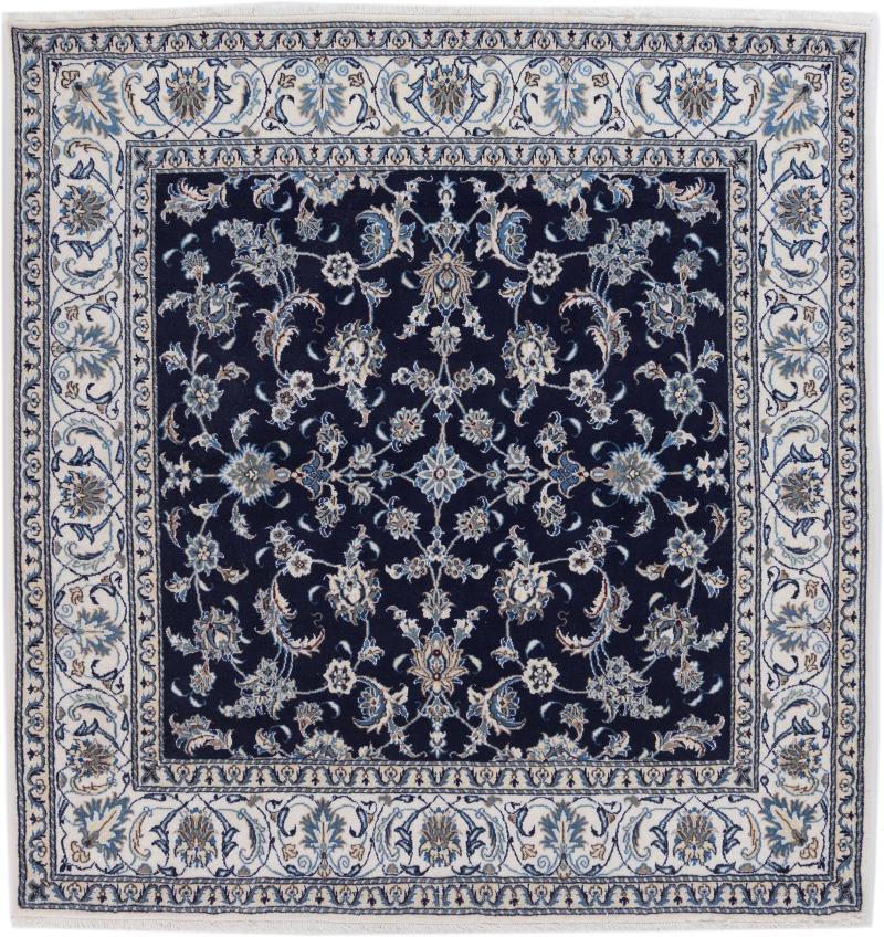 Perzisch tapijt Nain 205x193 205x193, Perzisch tapijt Handgeknoopte