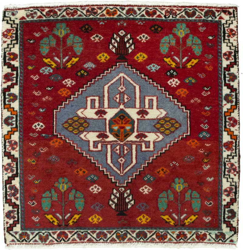 Perzisch tapijt Shiraz 64x65 64x65, Perzisch tapijt Handgeknoopte