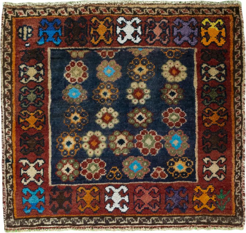 Persian Rug Shiraz 60x64 60x64, Persian Rug Knotted by hand