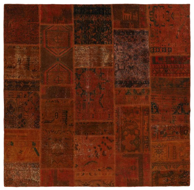 Tapete persa Patchwork 203x207 203x207, Tapete persa Atado à mão