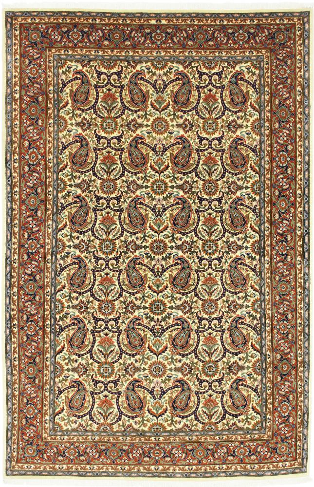 Perzisch tapijt Qum 211x136 211x136, Perzisch tapijt Handgeknoopte