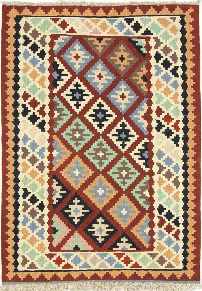 Tapete persa Kilim Fars 144x103 144x103, Tapete persa Tecido à mão