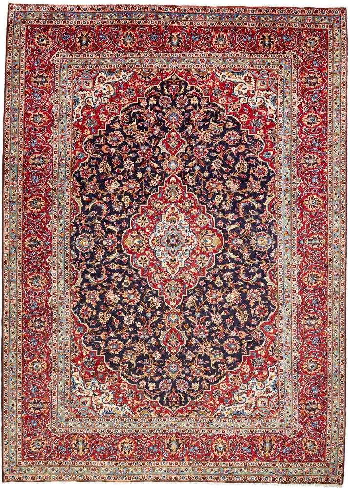 Tapis persan Kashan 361x259 361x259, Tapis persan Noué à la main
