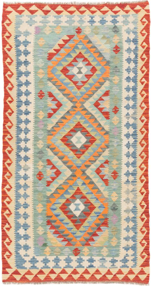 Tapete afegão Kilim Afegão 192x104 192x104, Tapete persa Tecido à mão