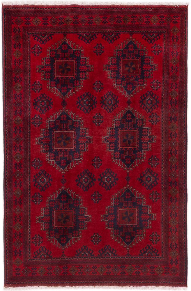 Tapis afghan Khal Mohammadi 199x129 199x129, Tapis persan Noué à la main