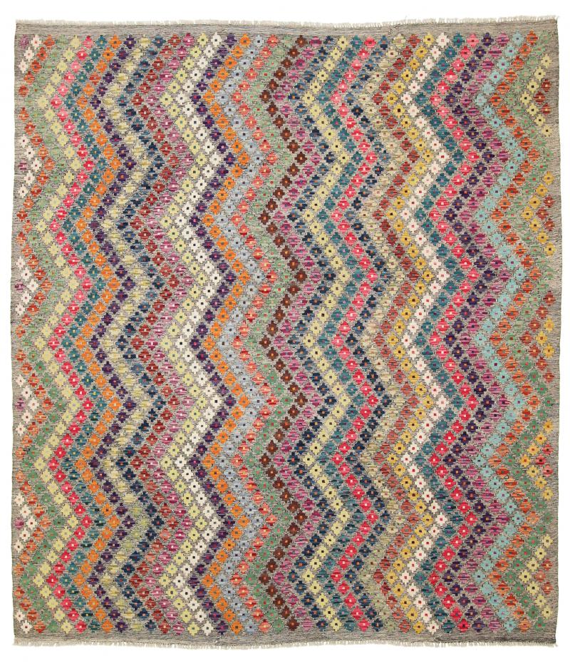 Afghansk matta Kilim Afghan 239x214 239x214, Persisk matta Handvävd