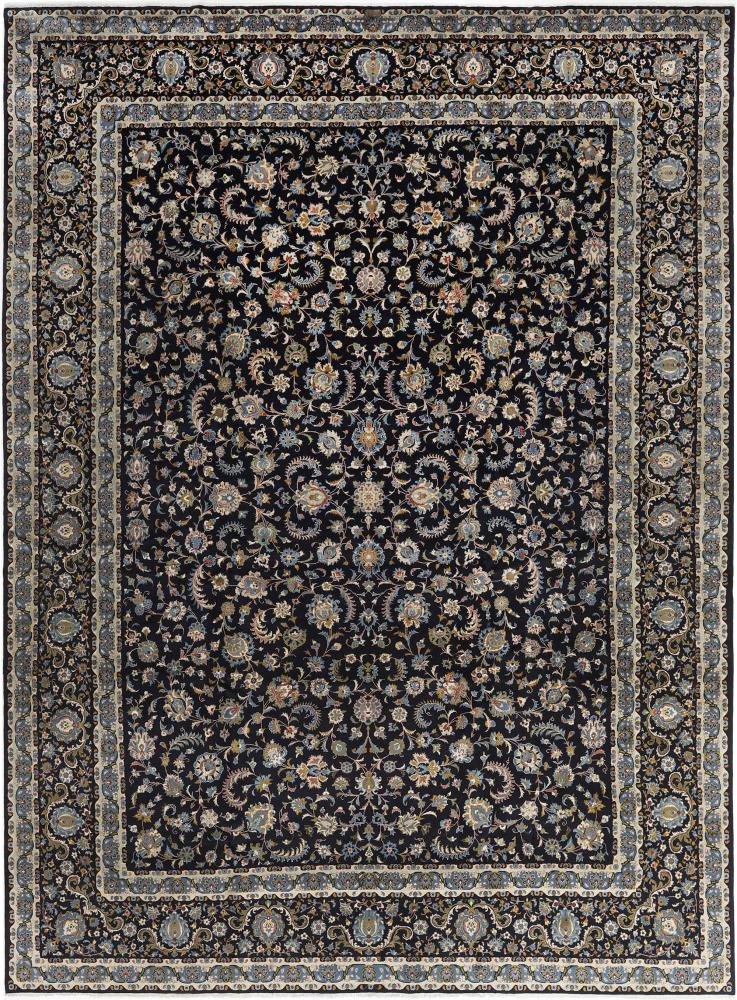 Περσικό χαλί Keshan Kork 481x351 481x351, Περσικό χαλί Οι κόμποι έγιναν με το χέρι