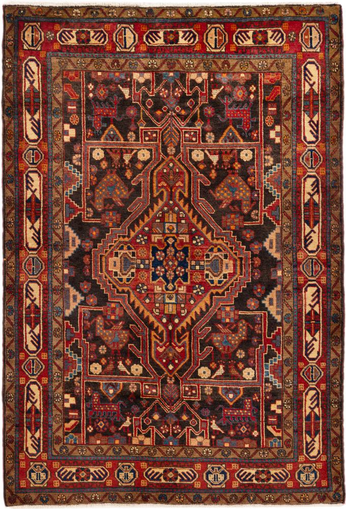 Persian Rug Nahavand 207x140 207x140, Persian Rug Knotted by hand