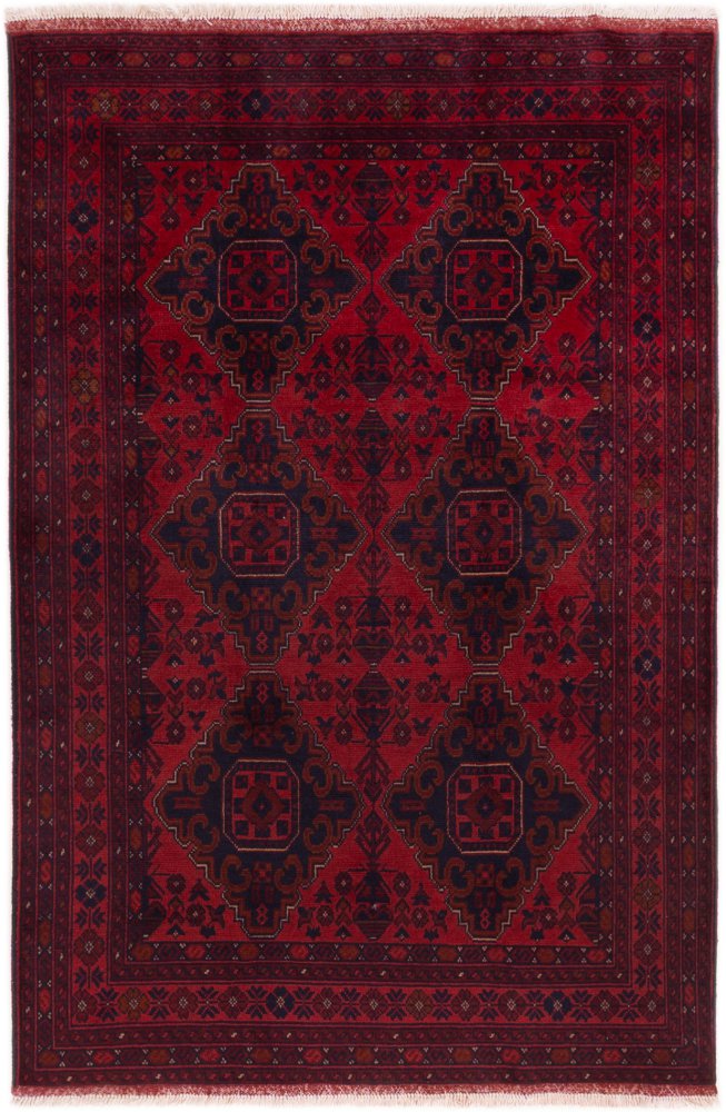 Afghansk matta Khal Mohammadi 199x131 199x131, Persisk matta Handknuten