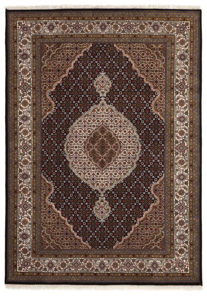 Tapis indien Indo Tabriz 242x174 242x174, Tapis persan Noué à la main