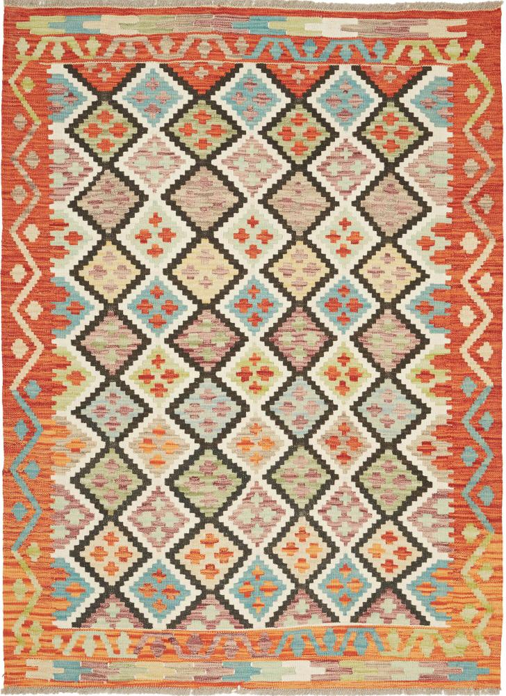 Afgán szőnyeg Kilim Afgán 175x129 175x129, Perzsa szőnyeg szőttesek